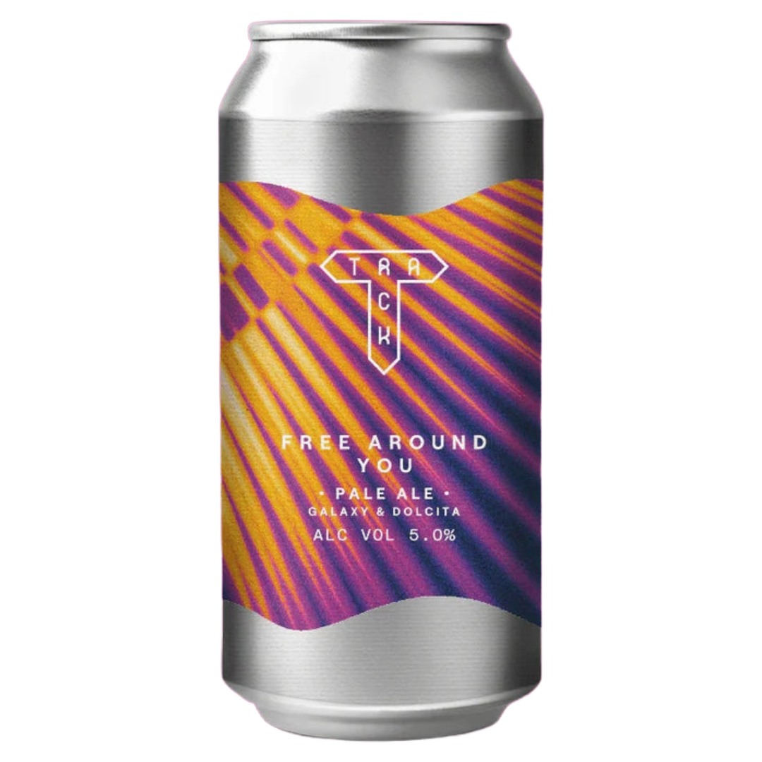 TRACK BREWING 'Free Around You' Pale Ale w/Galaxy & Dolcita CAN (440ml) 5%abv VGN Image