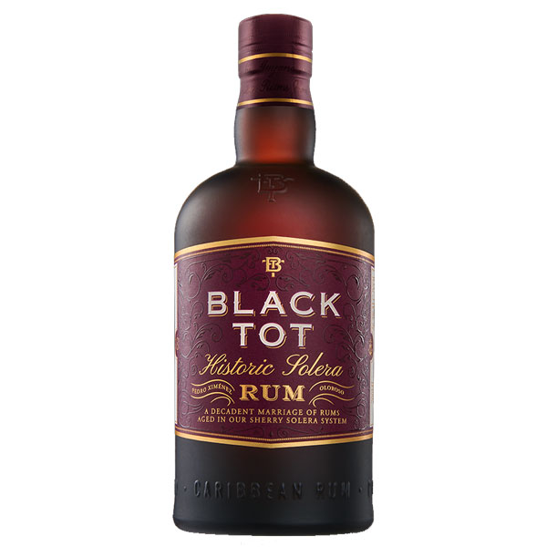 BLACK TOT 'Historic Solera' PX & Oloroso Sherry Matured Caribbean Rum Bottle (70cl) 46.2%abv Image