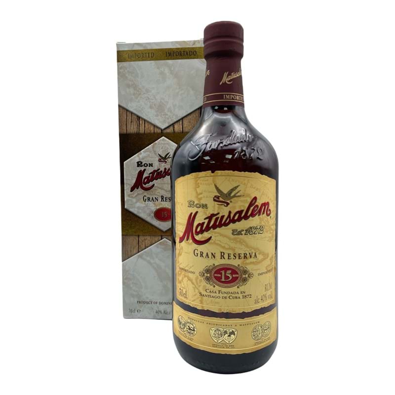 MATUSALEM Gran Reserva 15 Year Old Rum Bottle (70cl) 40%abv Image