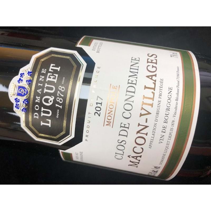 ROGER LUQUET Macon-Villages, Clos du Condemine 2018/19 Bottle VEG/VGN Image
