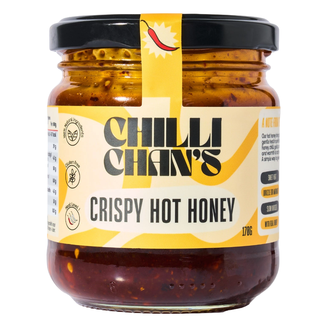 CHILLI CHANs Crispy Hot Honey Jar (200ml) VEG/NAT Image