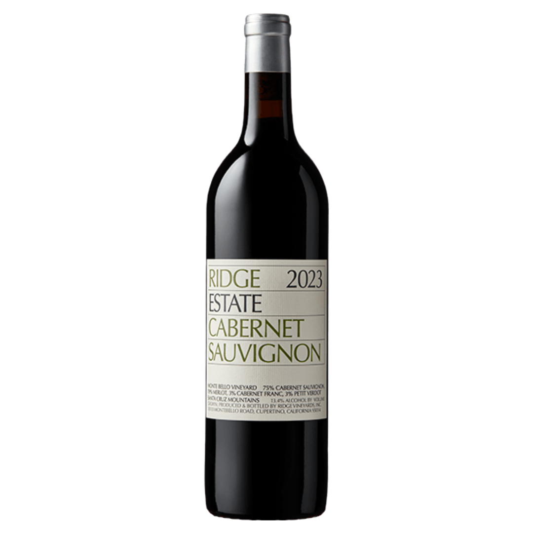 RIDGE VINEYARDS 'Estate' Cabernet Sauvignon - Santa Cruz Mountains, Central Coast 2023 Bottle Image
