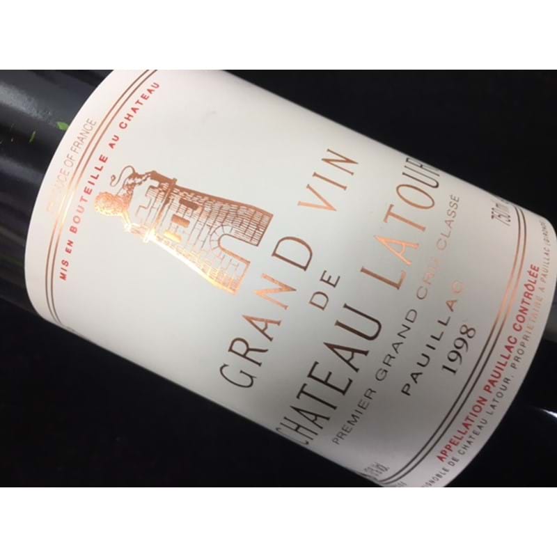 CHATEAU LATOUR 1ere Grand Cru Classe Pauillac 1998 Bottle/nc - NO DISCOUNT Image