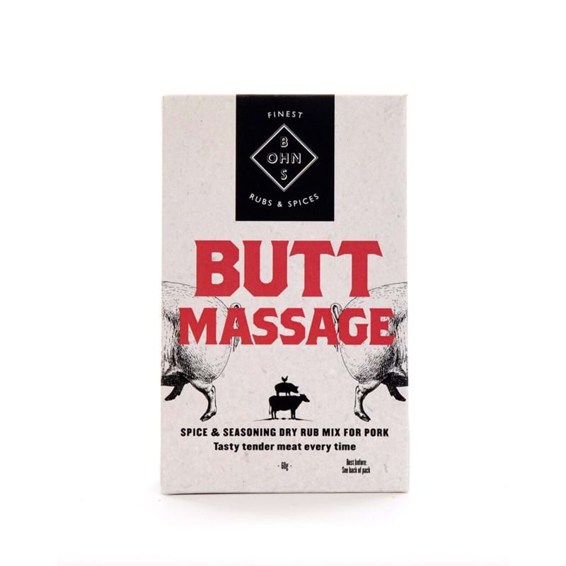 BOHNs Butt Massage Dry Rub Mix for Pork 125g Pack Image