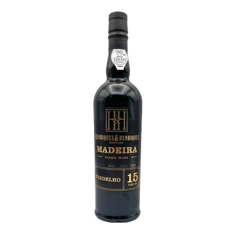 HENRIQUES & HENRIQUES 15 Year Old Verdelho Madeira HALF LITRE (50cl) 20% (losn) Image