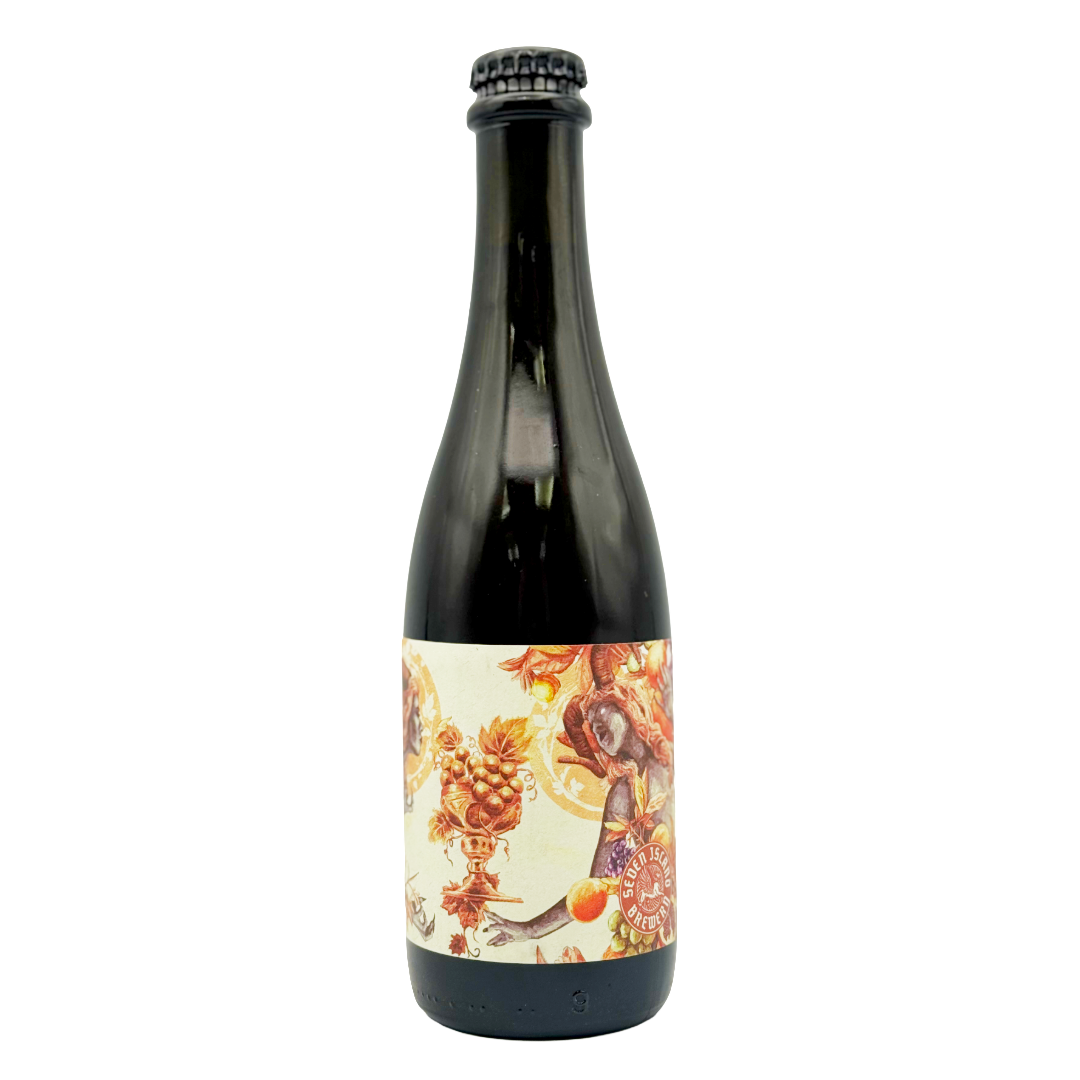 SEVEN ISLAND 'Forbidden Eden' Merlot Grapes - Wild Ale Bottle (375ml) 7.4%abv Image