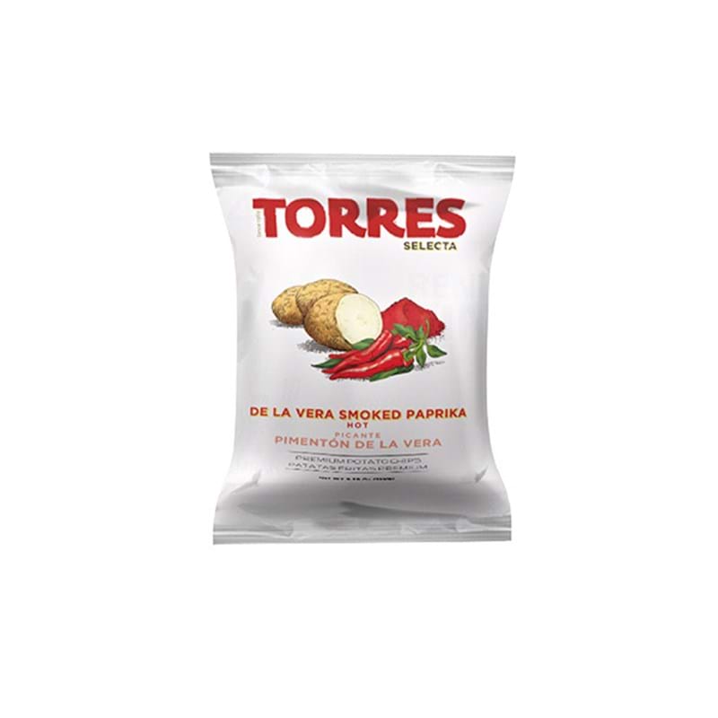 TORRES La Vera Smoked Paprika Flavoured Crisps 'Hot' 150g Bag (GF) Image