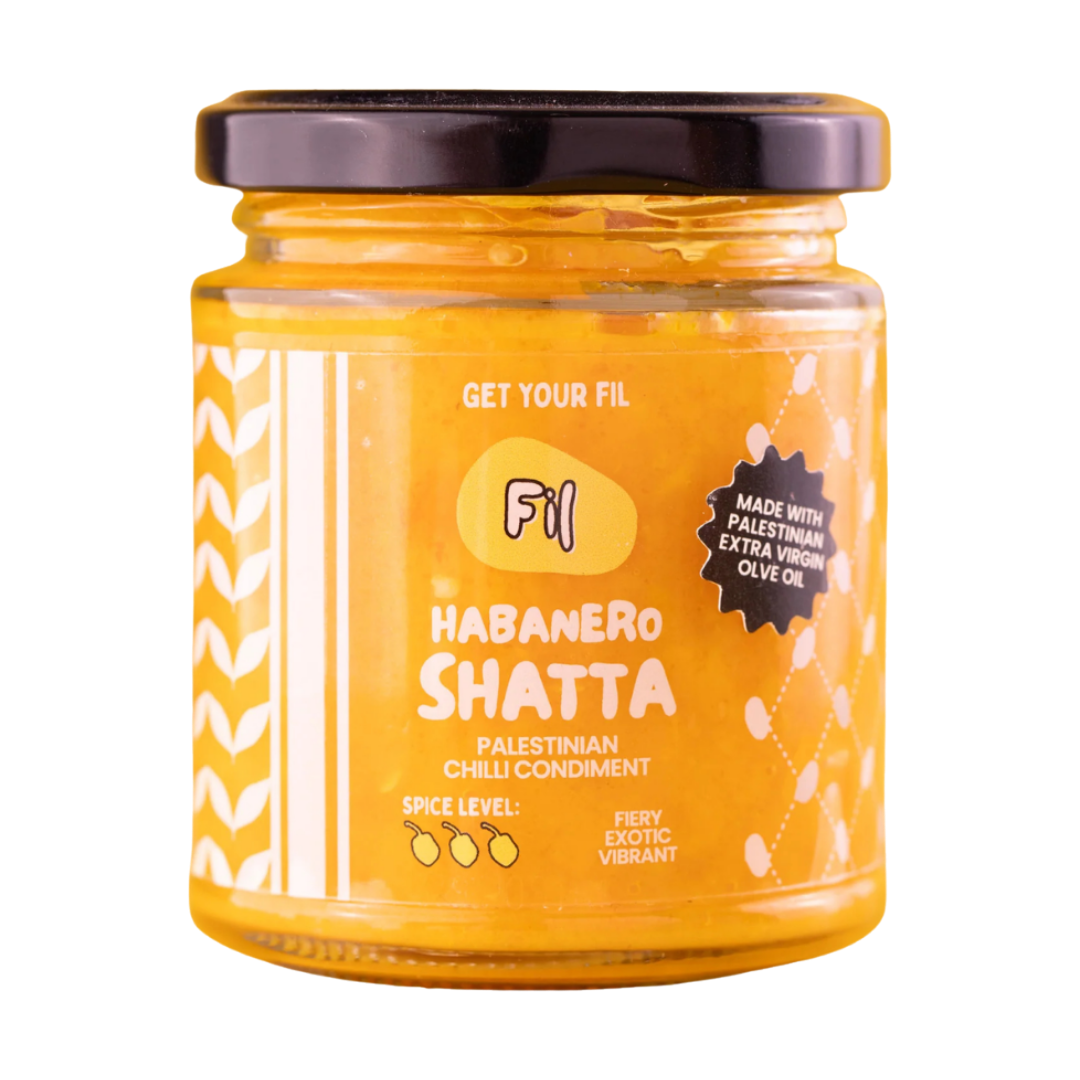 FIL 'Get Your Fil' Habanero Shatta (Palestinian Chilli) Jar (175g) GF/VGN Image