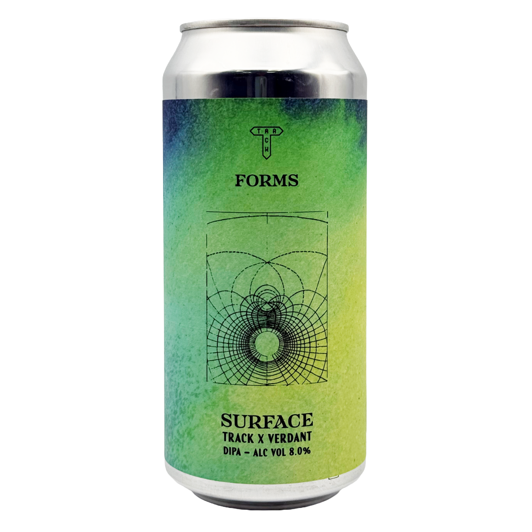TRACK BREWING X VERDANT (Forms Collab) 'Surface' DIPA CAN (440ml) 8%abv VGN Image