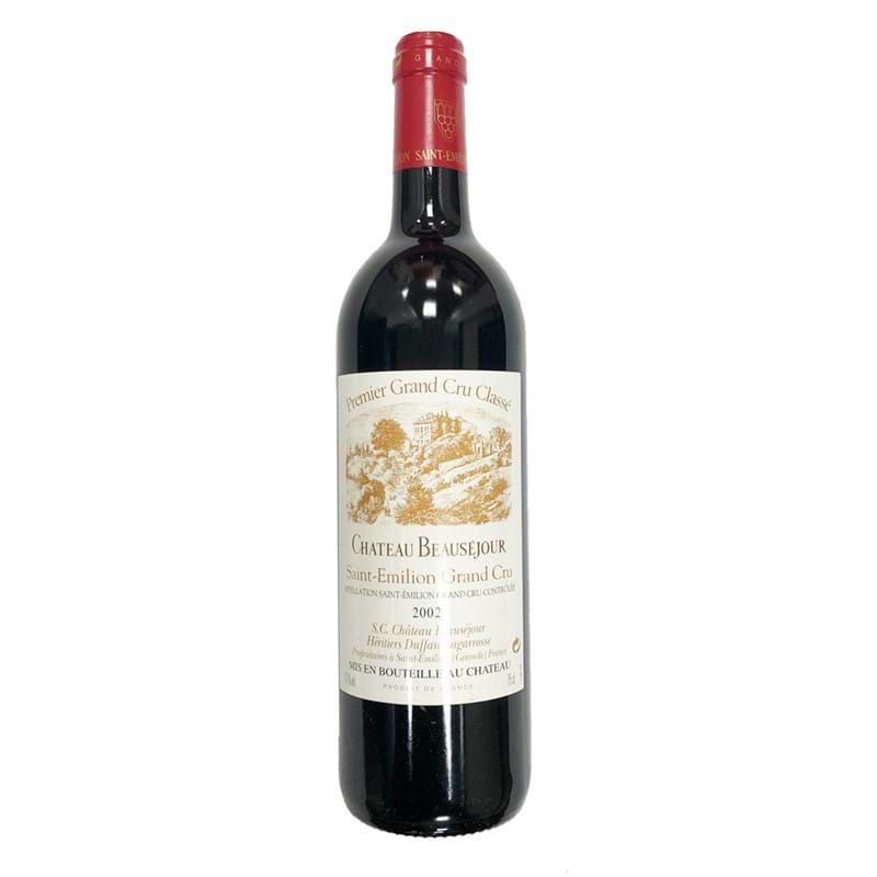 CHATEAU BEAUSEJOUR Grand Cru Duffau St. Emilion 2002 Bottle/nc Image
