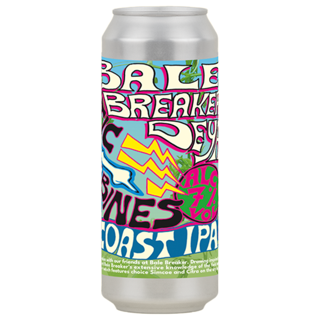 DEYA X BALE BREAKER 'Magnetic Bines' West Coast IPA Can (500ml) 7%abv VGN Image