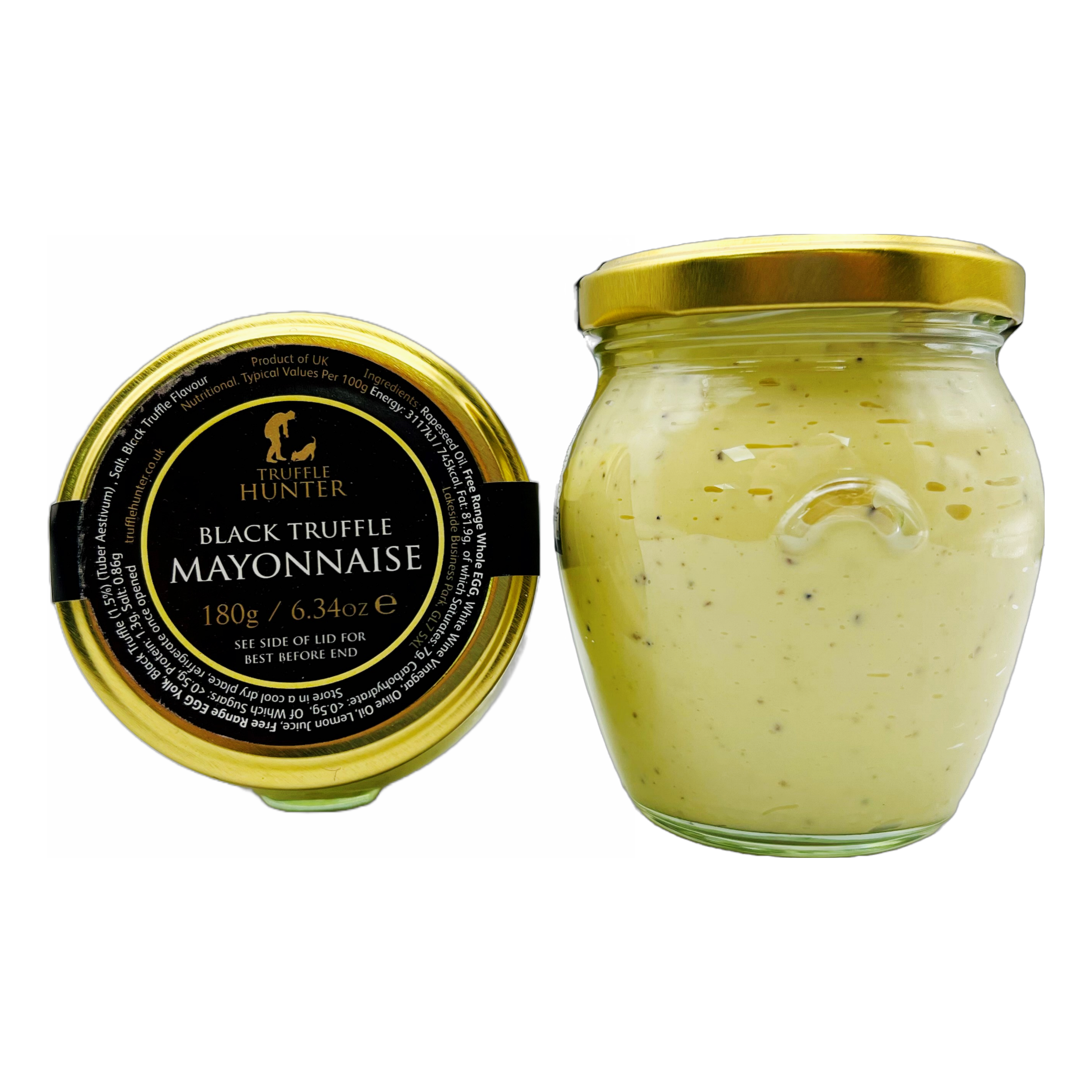TRUFFLE HUNTER Black Truffle Mayonnaise 180g Jar Image
