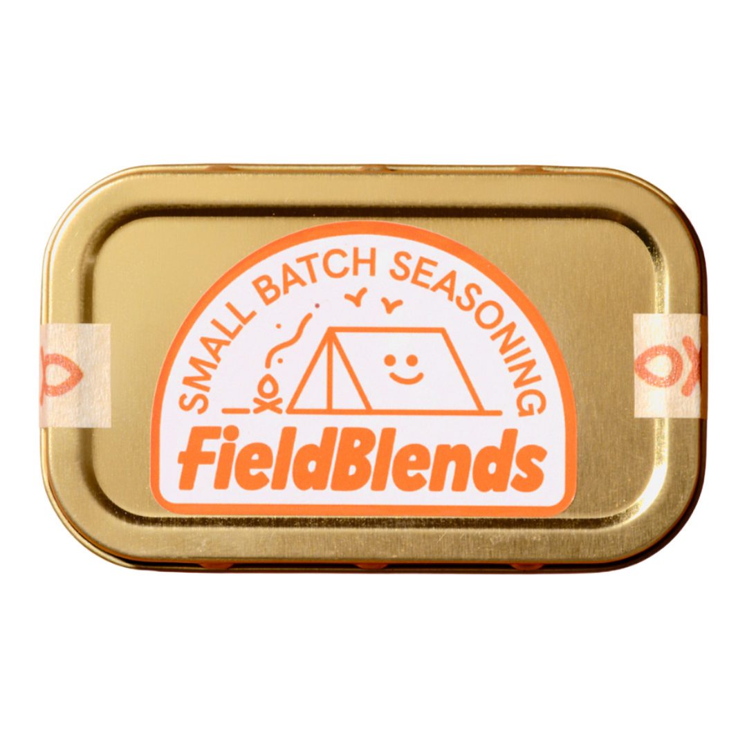 FIELDBLENDS Small Batch Seasoning 'Soy, Ginger & Sesame' Camping Tin (35g) EACH VGN/VEG Image