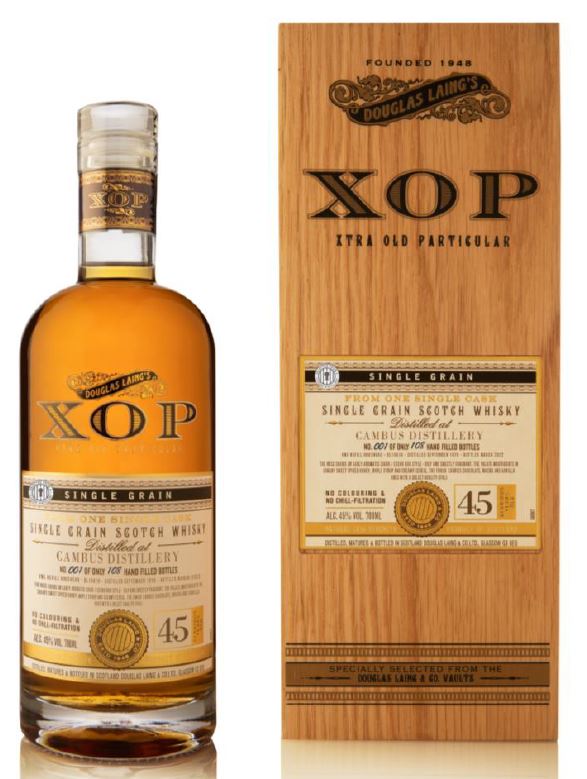 DOUGLAS LAING XOP Xtra Old Particular Single Cask Cambus 45 Year Old Lowland Malt (Distilled September 1976) Image