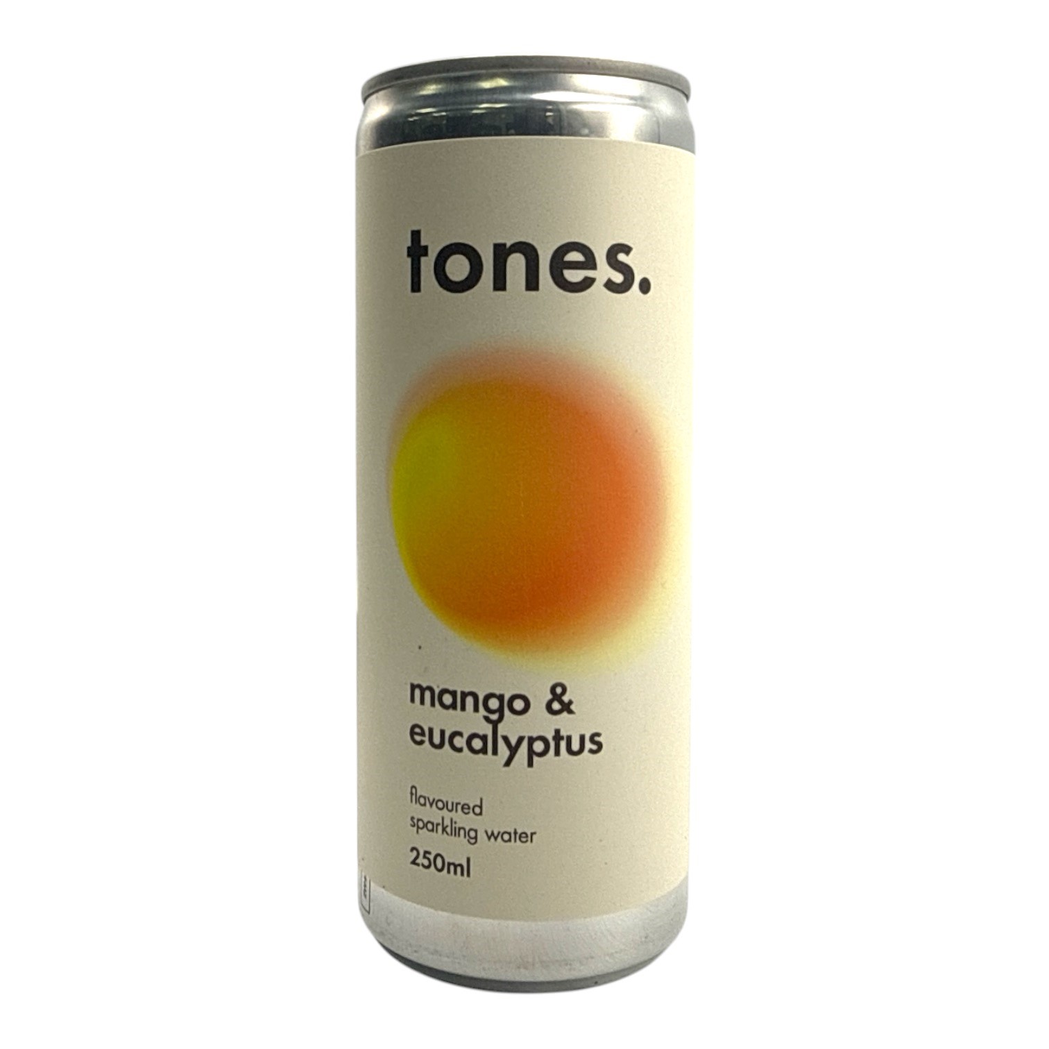 TONES Mango & Eucalyptus Flavoured Sparkling Water by Sands Suppy Co, Jersey - Can (25cl) Image
