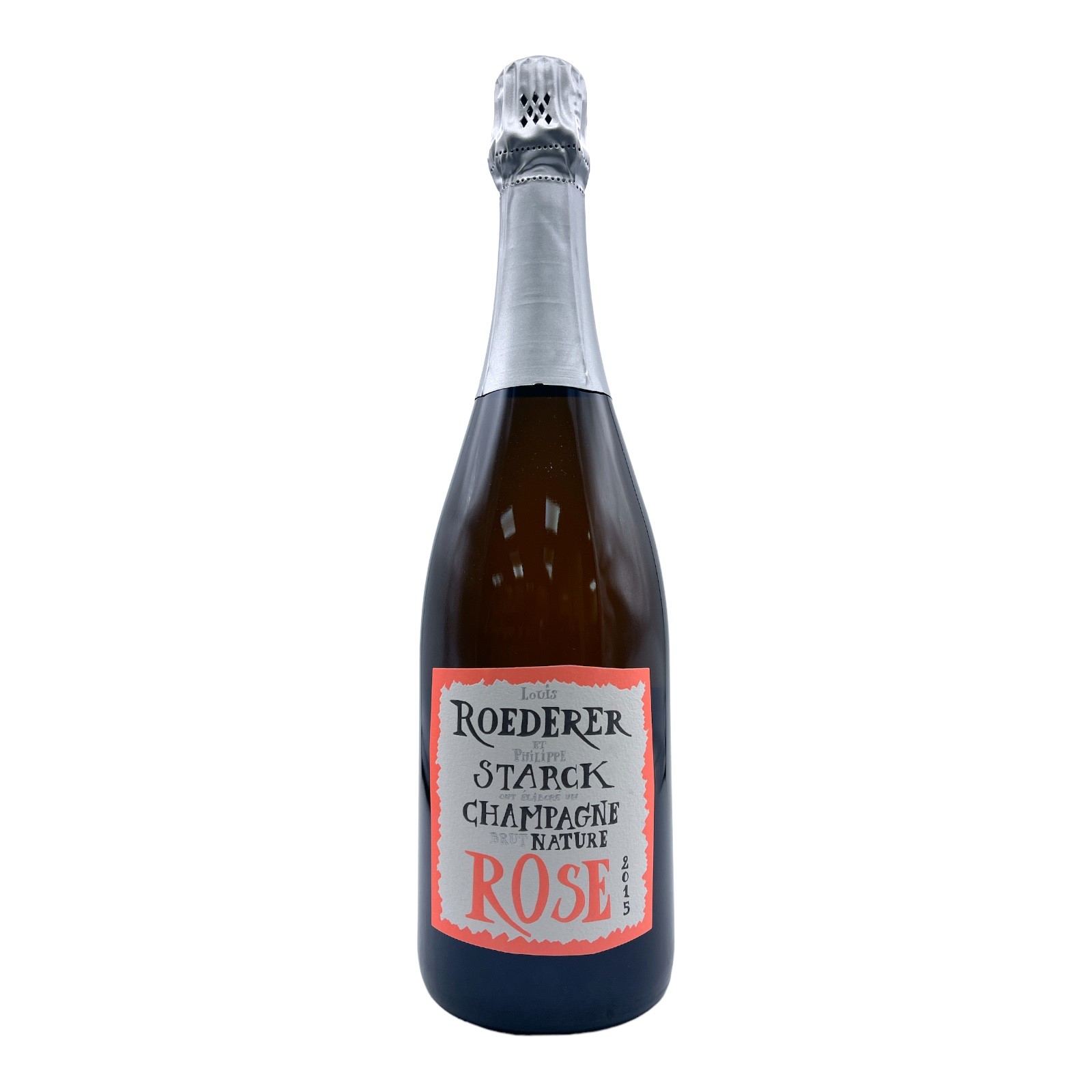 LOUIS ROEDERER & PHILIPPE STARCK Brut Nature Rose 2015 Bottle BIO (Pinot Noir) (los) Image