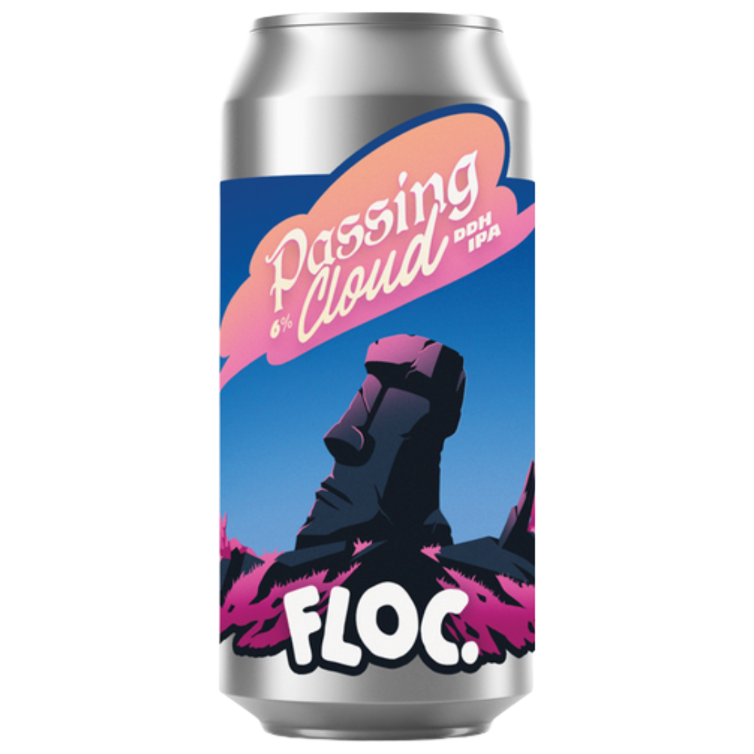 FLOC BREWING. 'Passing Cloud' DDH Indian Pale Ale CAN (440ml) 6%abv VGN Image