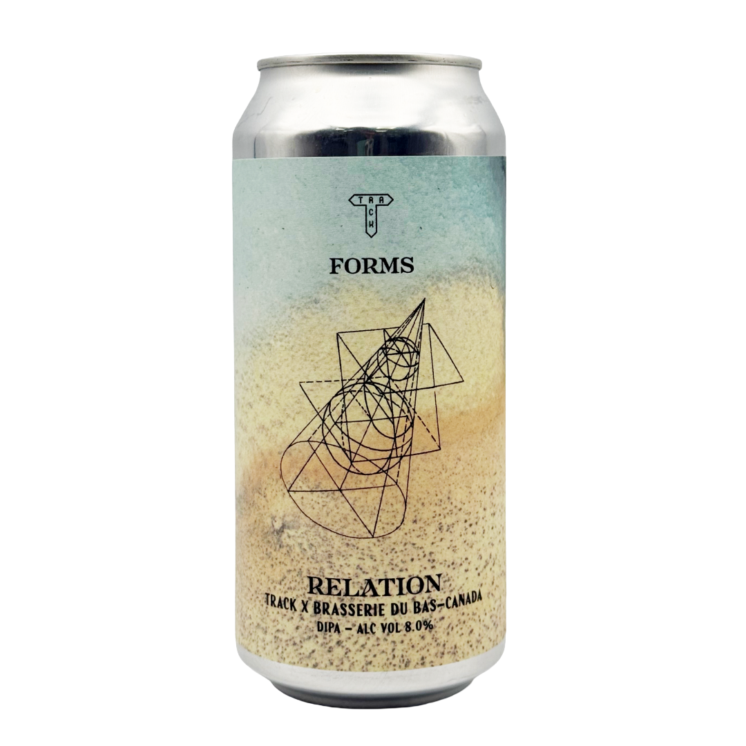 TRACK BREWING X BRASSERIE DU BAS-CANADA (Forms Collab) 'Relation' DIPA CAN (440ml) 8%abv VGN Image