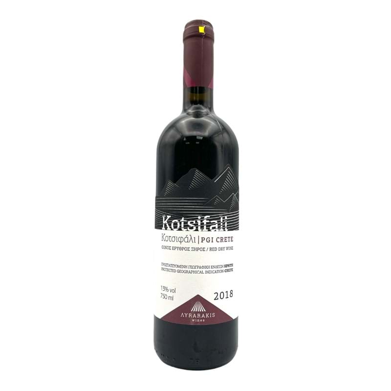 LYRARAKIS WINES Kotsifali PGI Crete 2018 Bottle - VGN Image