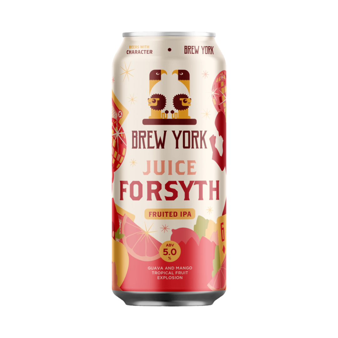 BREW YORK 'Juice Forsyth' Fruited IPA Can (440ml) 5%abv Image