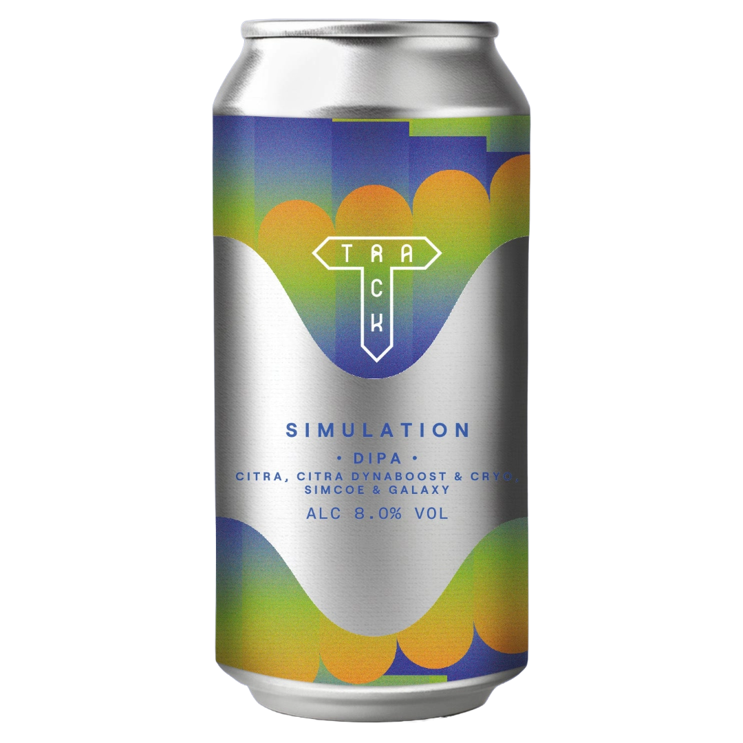 TRACK BREWING 'Simulation' DIPA CAN (440ml) 8%abv Image
