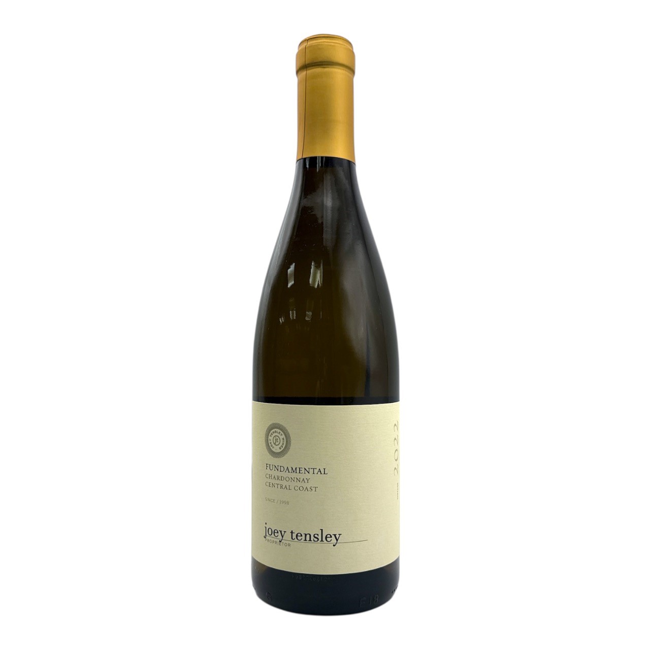 JOEY TENSLEY 'Fundamental' Chardonnay - Central Coast, California 2022 Bottle Image