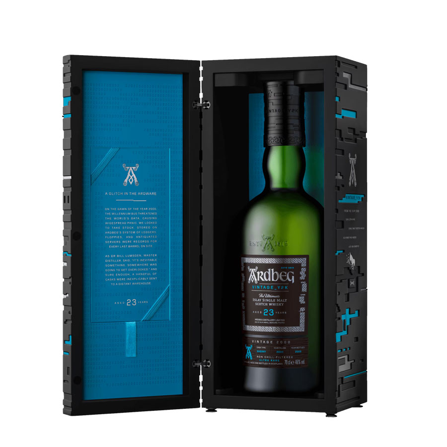 ARDBEG Vintage_Y2K 'A Glitch in the Ardware' 23 YO Islay Single Malt Scotch Whisky Bottle (70cl) 46%abv Image