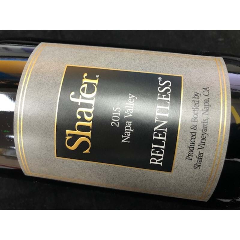 SHAFER VINEYARDS Syrah/Petite Sirah, Relentless 2015 Bottle (los) Image