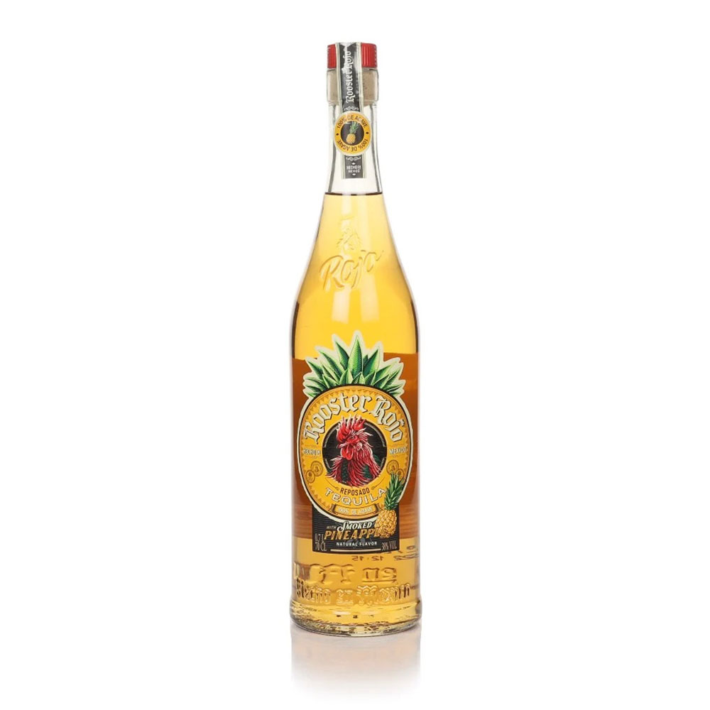 ROOSTER ROJO 'Smoked Pineapple' Tequila Reposado Bottle (70cl) 38%abv Image