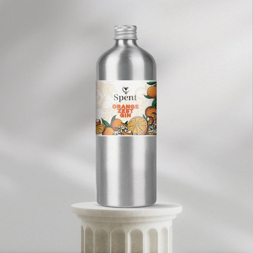 SPENT Orange Zest Gin Bottle (50cl) 40%abv Image