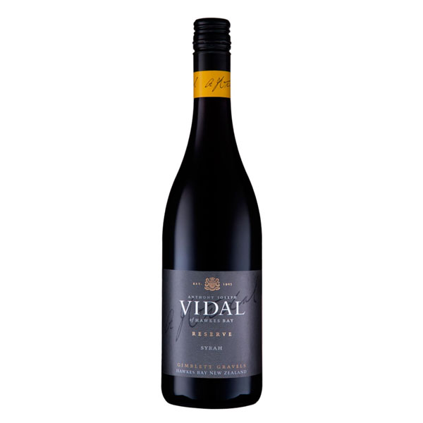 Vidal Reserve Syrah 'Gimblett Gravels' - Hawke's Bay 2019 Bottle (los) Image