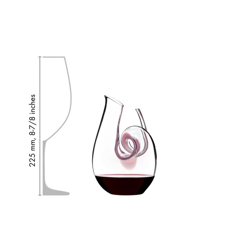 RIEDEL 'Curly' Mini Pink Decanter (frtc) Image