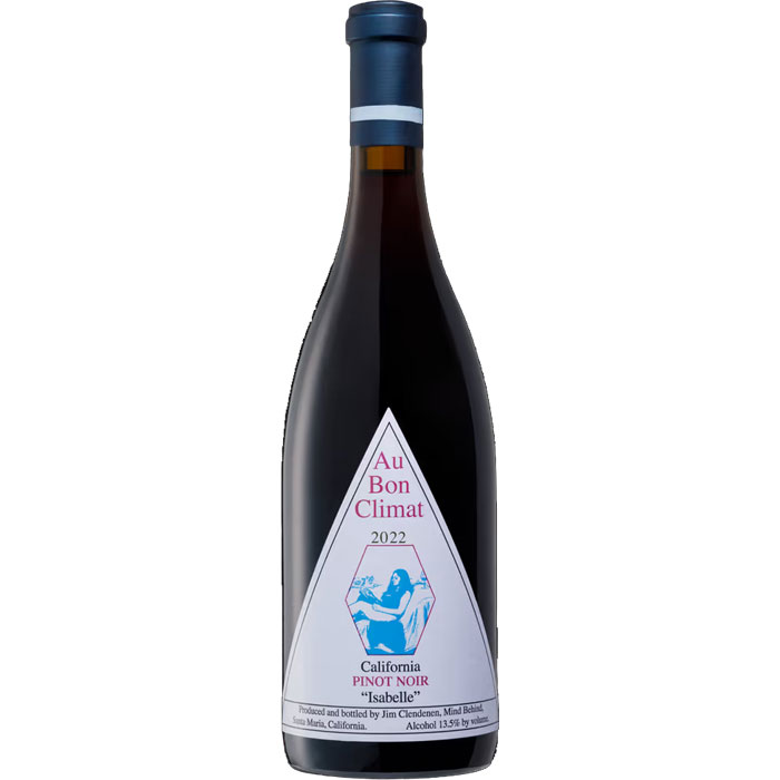AU BON CLIMAT Pinot Noir 'Isabelle' - Santa Barbara County, California 2020/22 Bottle Image