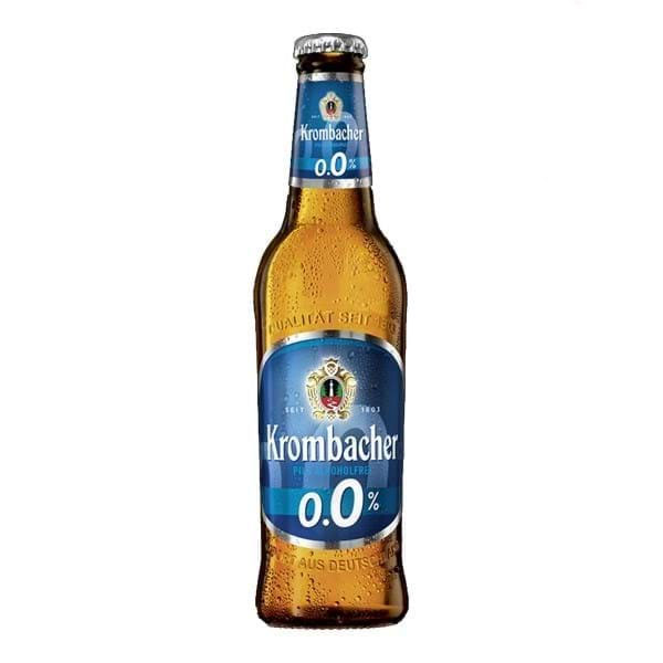 KROMBACHER Pils Alcohol Free CASE x 24 Bottles (330ml) 0.0%abv (Non Alcoholic) Image