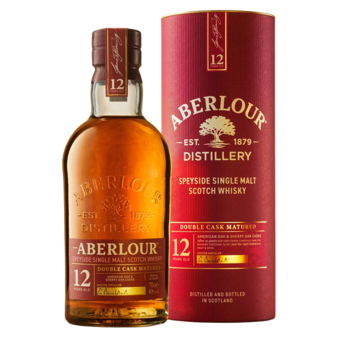 ABERLOUR DISTILLERY 12 Year Old Double Cask Matured Speyside Single Malt Scotch Bottle (70cl) 40%abv Image
