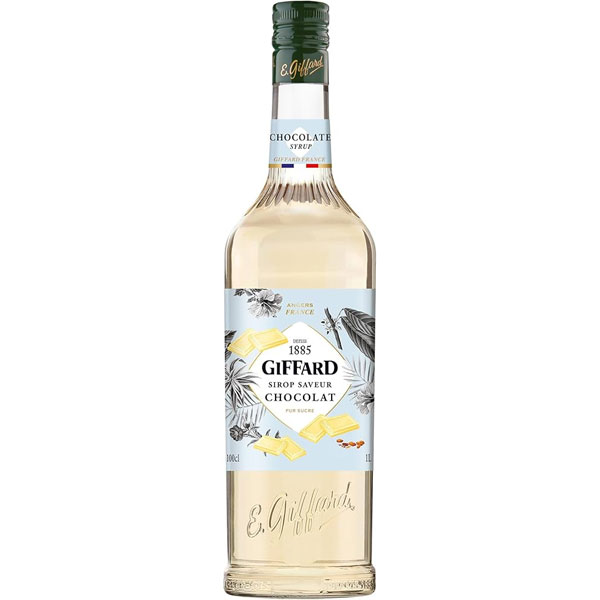 GIFFARD Sirop de Chocolat Blanc (White Chocolate Syrup) - Angers, France Litre (100cl) Image