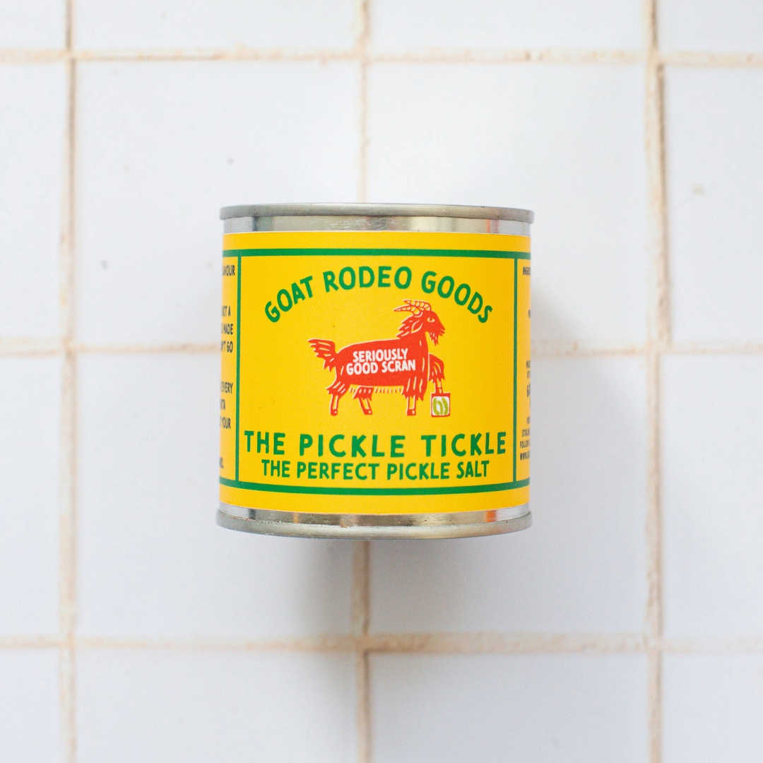 GOAT RODEO GOODS 'The Pickle Tickle' Powerhouse Pickle Salt Tin (65g) Image