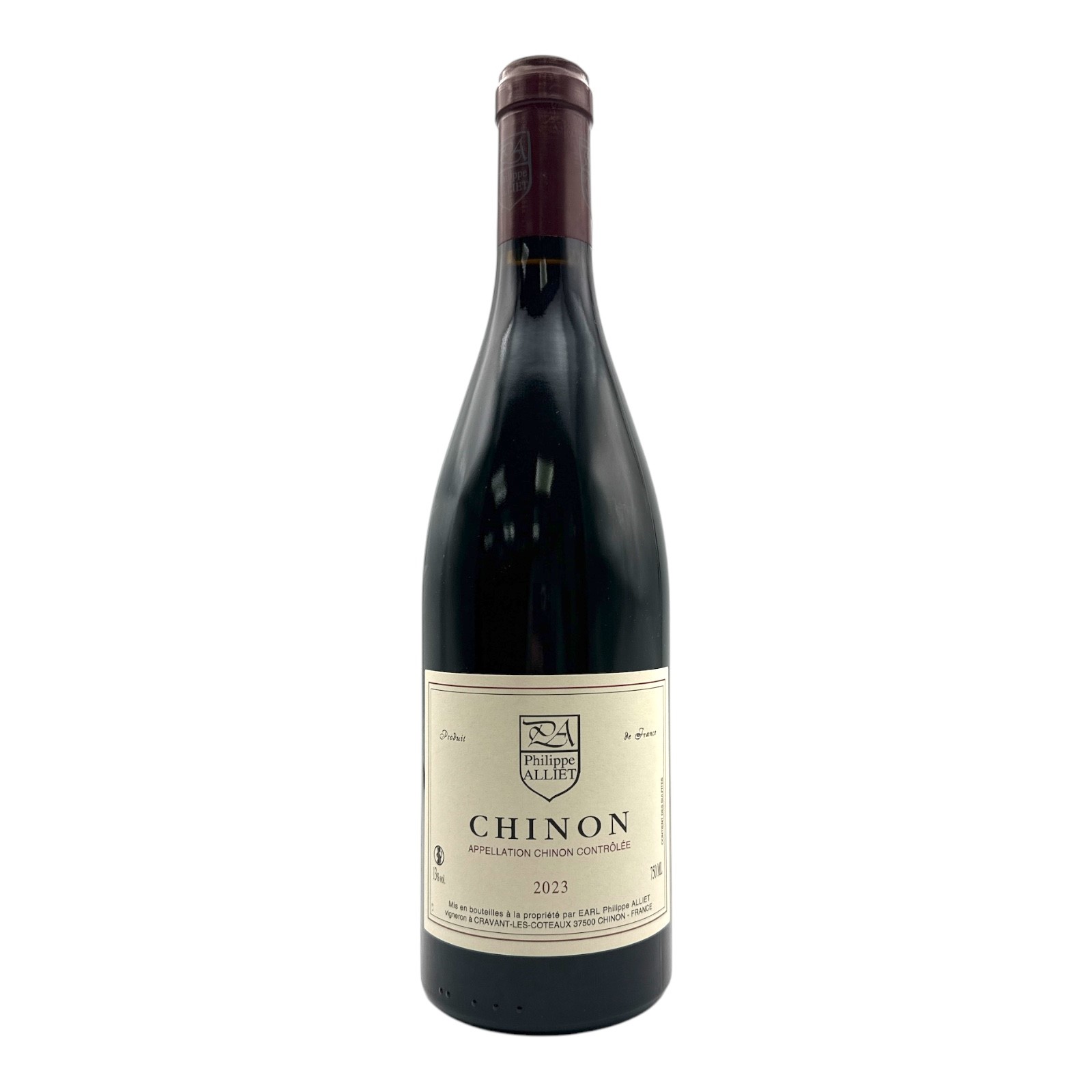 PHILIPPE ALLIET Chinon Rouge Vieilles-Vignes 2023 Bottle (Cabernet Franc) Image