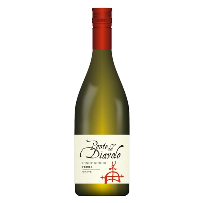 PONTE DEL DIAVOLO Pinot Grigio del Friuli 2019 Bottle/st 12.5%abv Image