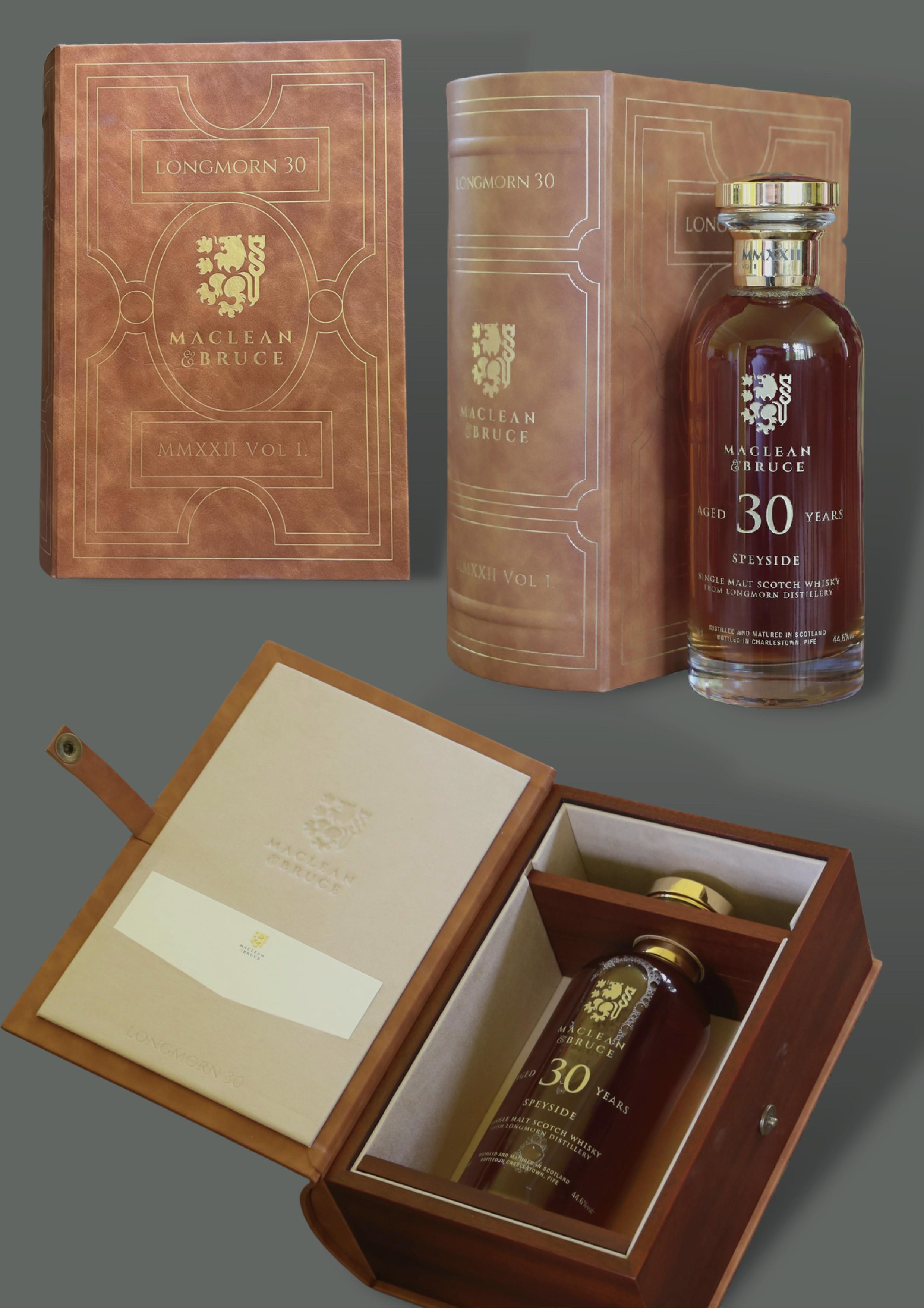 MACLEAN & BRUCE 1992 Longmorn 30 Year Old Single Cask Speyside Malt Bottle (70cl) 44.6% (Bottle 105 of 153) Image