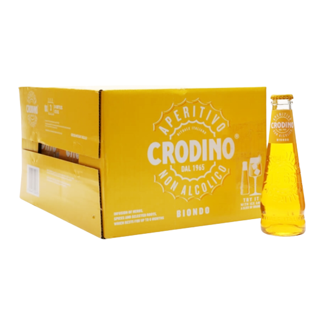 CRODINO Non-Alcoholic Spritz from Italy CASE x 24 Bottles (175ml) 0%abv Image