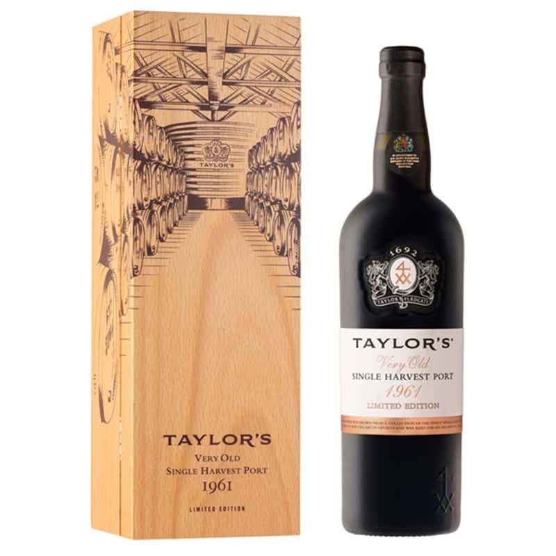 1961 TAYLOR'S Very Old Single Harvest Colheita Tawny Bottle - NO DISCOUNT  Image