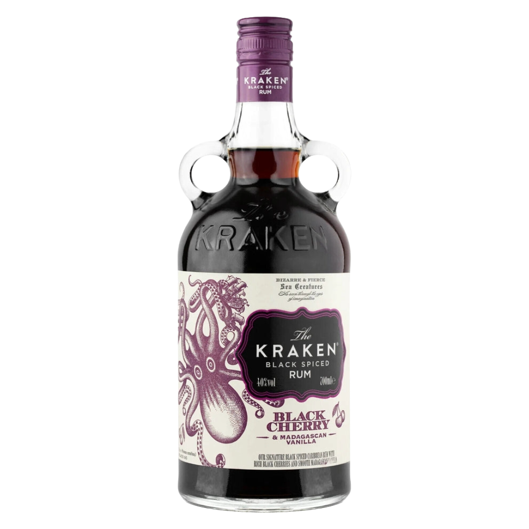 THE KRAKEN 'Black Spiced' Black Cherry & Madagascan Vanilla Rum Bottle (70cl) 40%abv Image