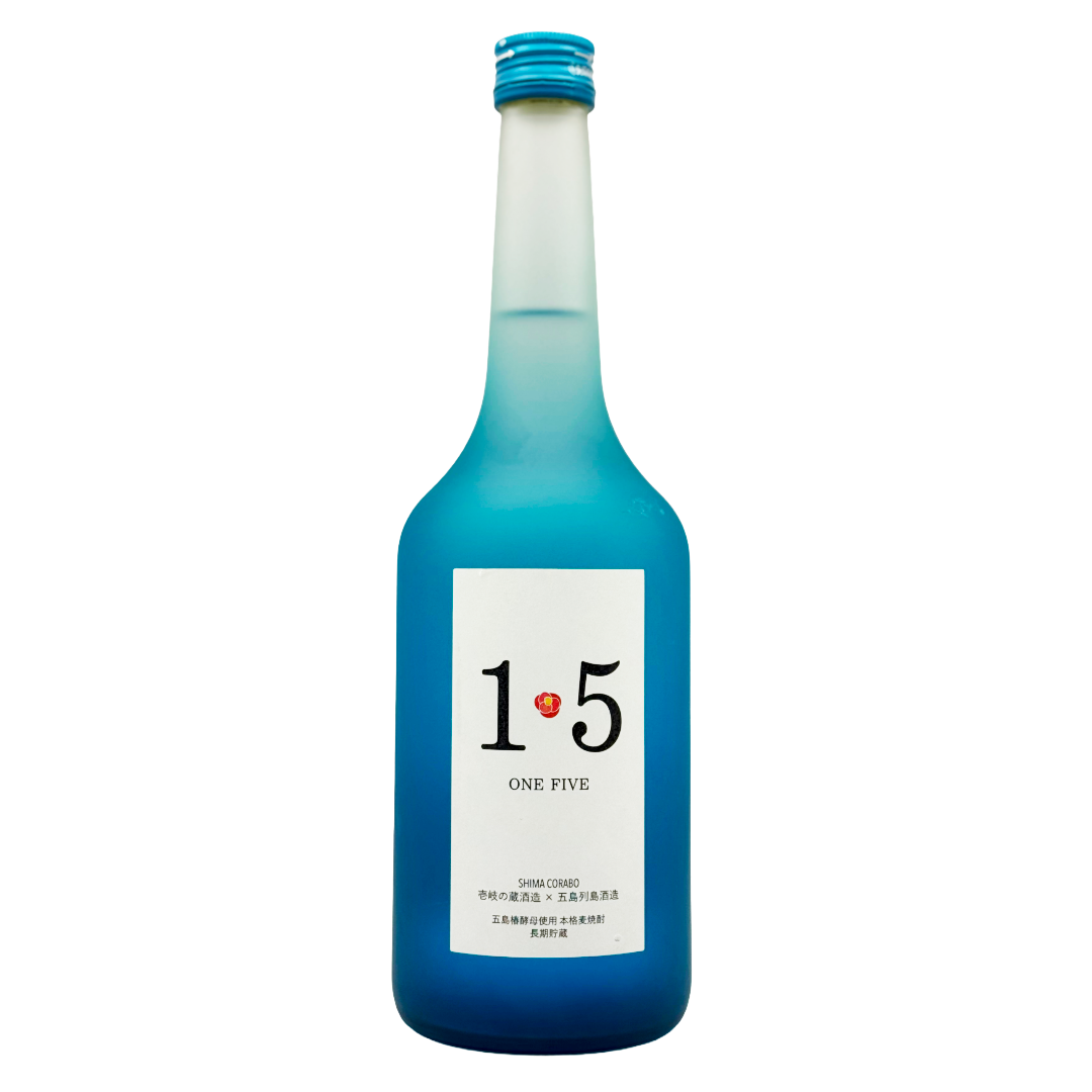 IKINOKURA SHUZO x GOTO RETTO SHUZO 1.5 'ONE FIVE' Honkaku White Barley Shochu Bottle - Nagasaki (72cl) 30%abv Image