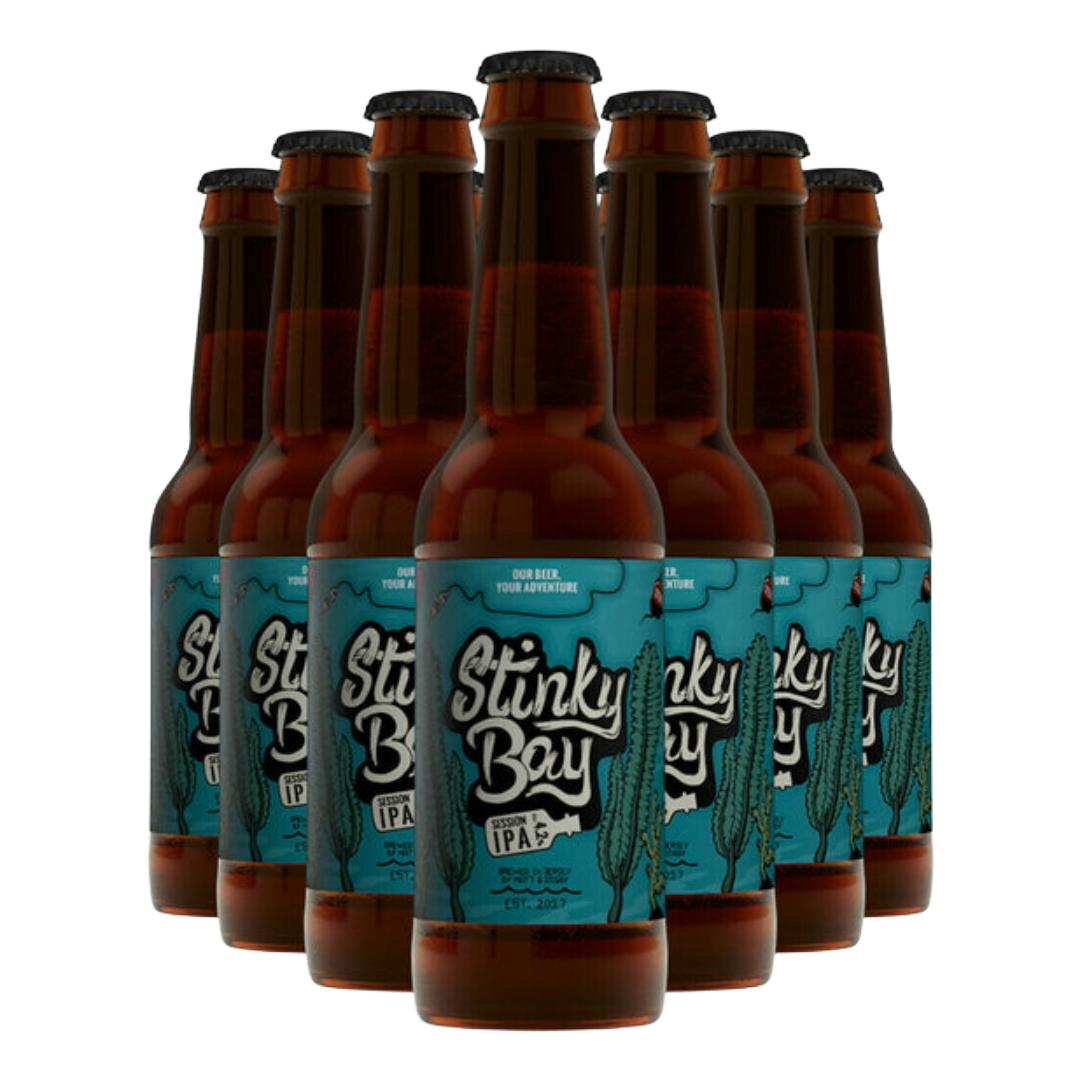 STINKY BAY Original Session IPA from Jersey CASE x 24 Bottles (33cl) 4.2%abv Image