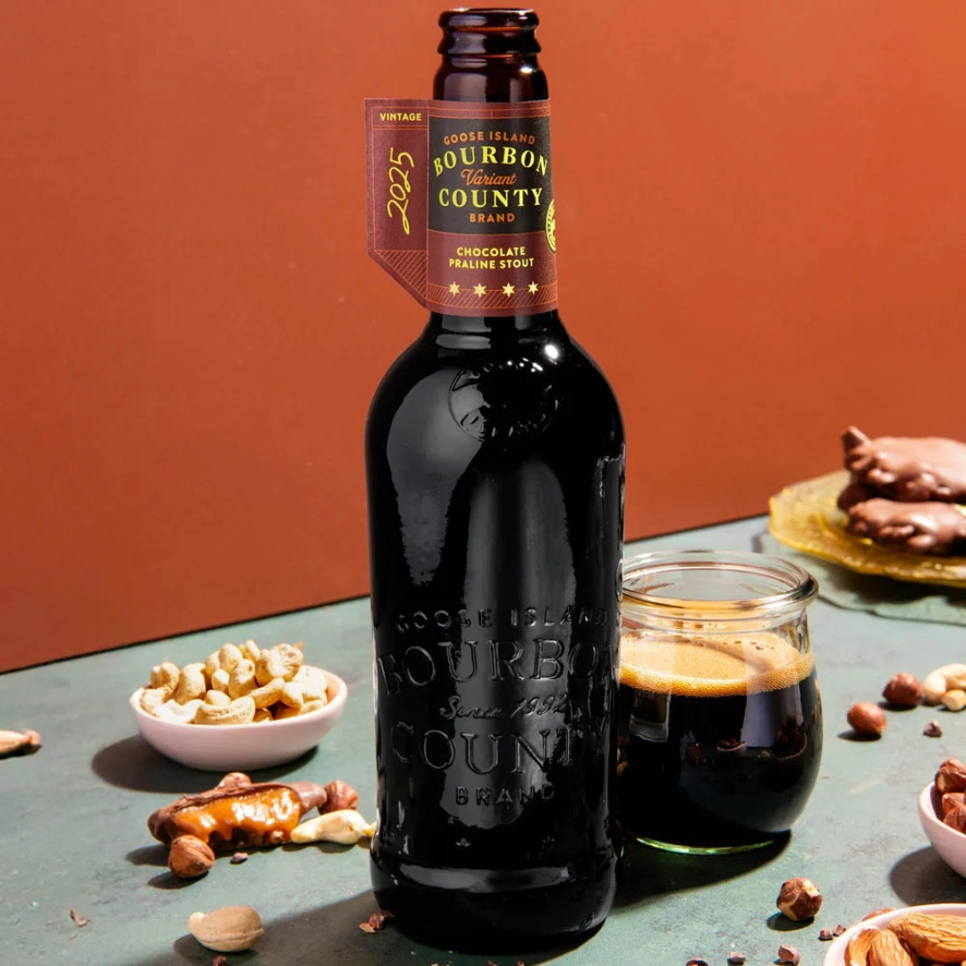 GOOSE ISLAND BREW CO. 2025 'Bourbon County Brand' Chocolate Praline Stout Bottle (500ml) 14.6%abv Image