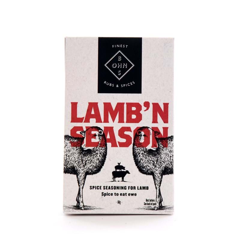 BOHNs Lamb n Season Dry Rub Mix for Lamb 125g Pack Image