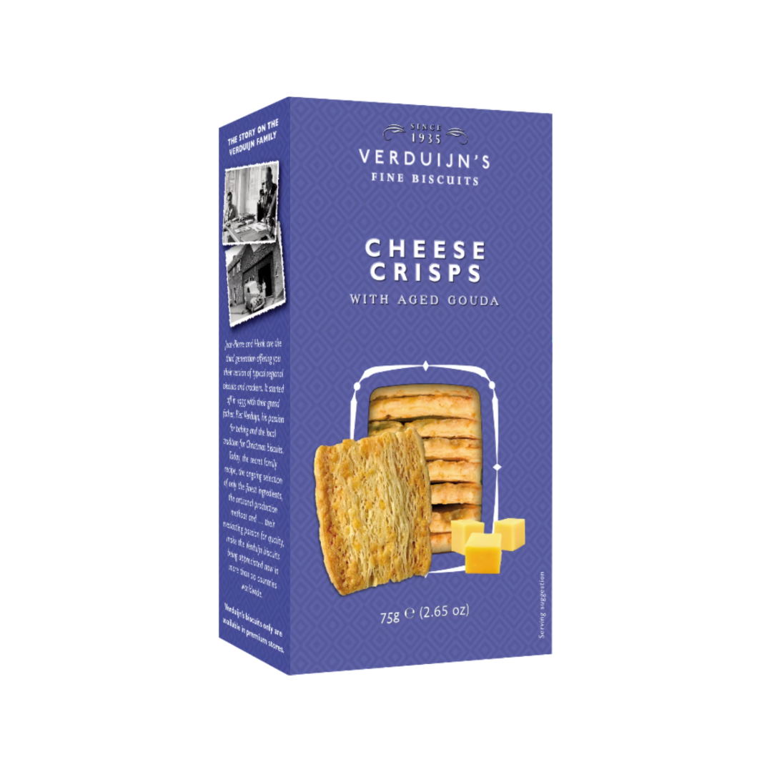VERDUIJNs Cheese Crisps with Aged Gouda Pack (75g) Image