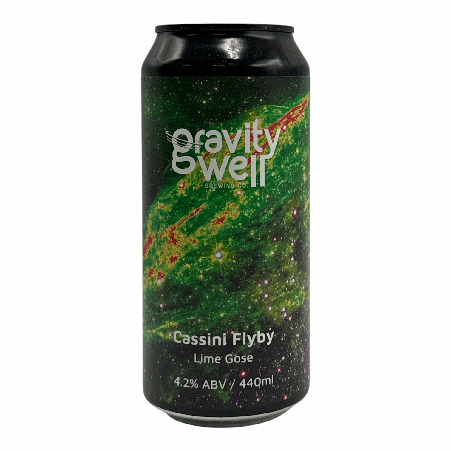 GRAVITY WELL BREWING CO. 'Cassini Flyby' Lime Gose Can (440ml) 4.2%abv Image
