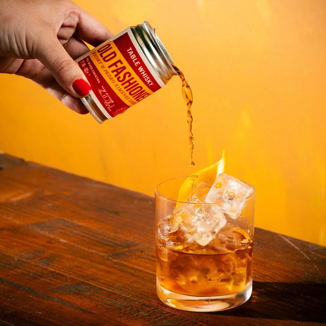 PORT OF LEITH Table Whisky 'Old Fashioned' Pre-Mixed Cocktail Can (100ml) 32%abv Image